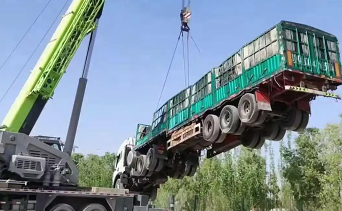 湖滨区道路脱困救援案例